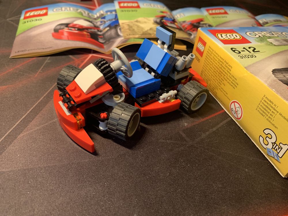 Lego Creator 3 in 1 31030 gokart samochod quad