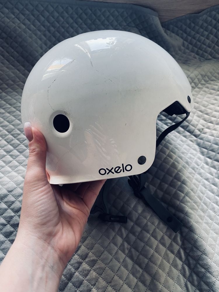 Kask oxelo biały