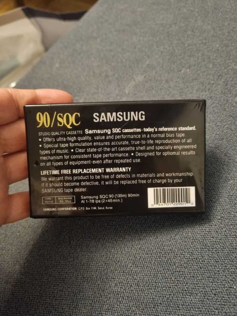 Nowa kaseta magnetofonową Samsung SQC 90 minut