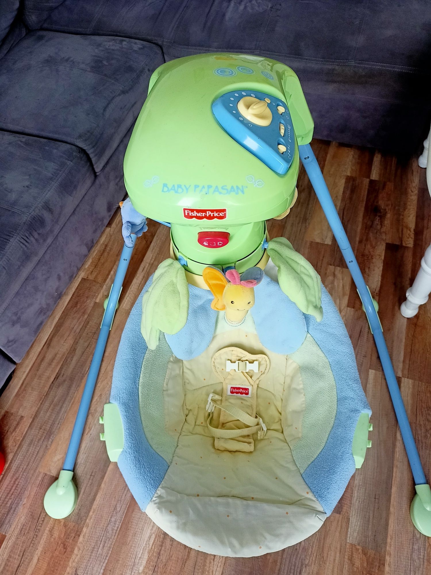 Huśtawka dla niemowlaka do 9 kg Fisher Price baby papasan