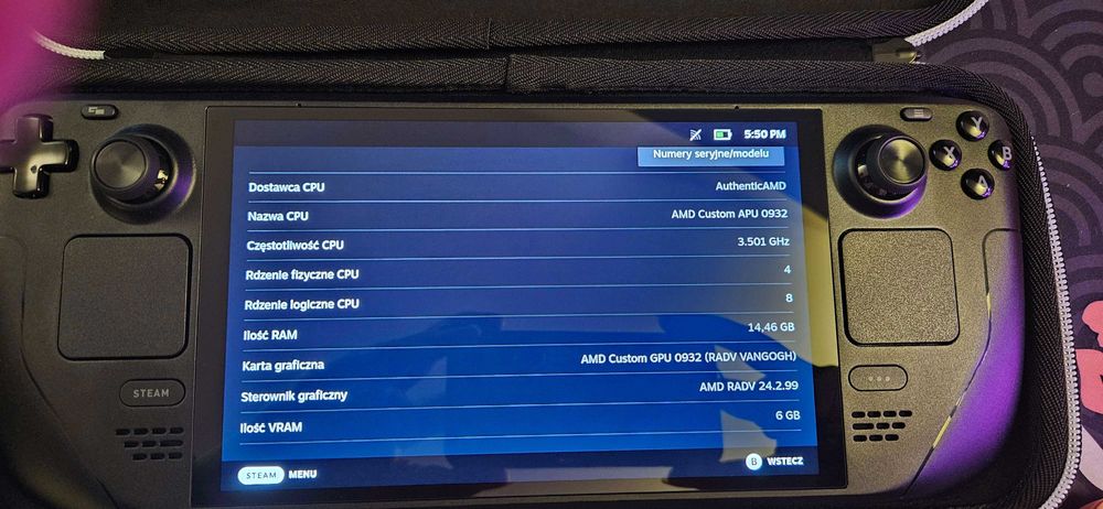 Steam Deck OLED 512 GB "Nowy"