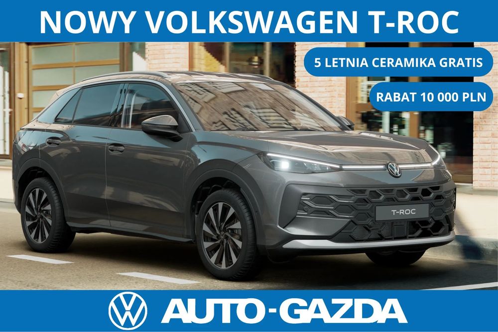 Volkswagen T-Roc Nowy Volkswagen T-Roc Style, Rabat 10 000zł, Promocyjny leasing/kredyt