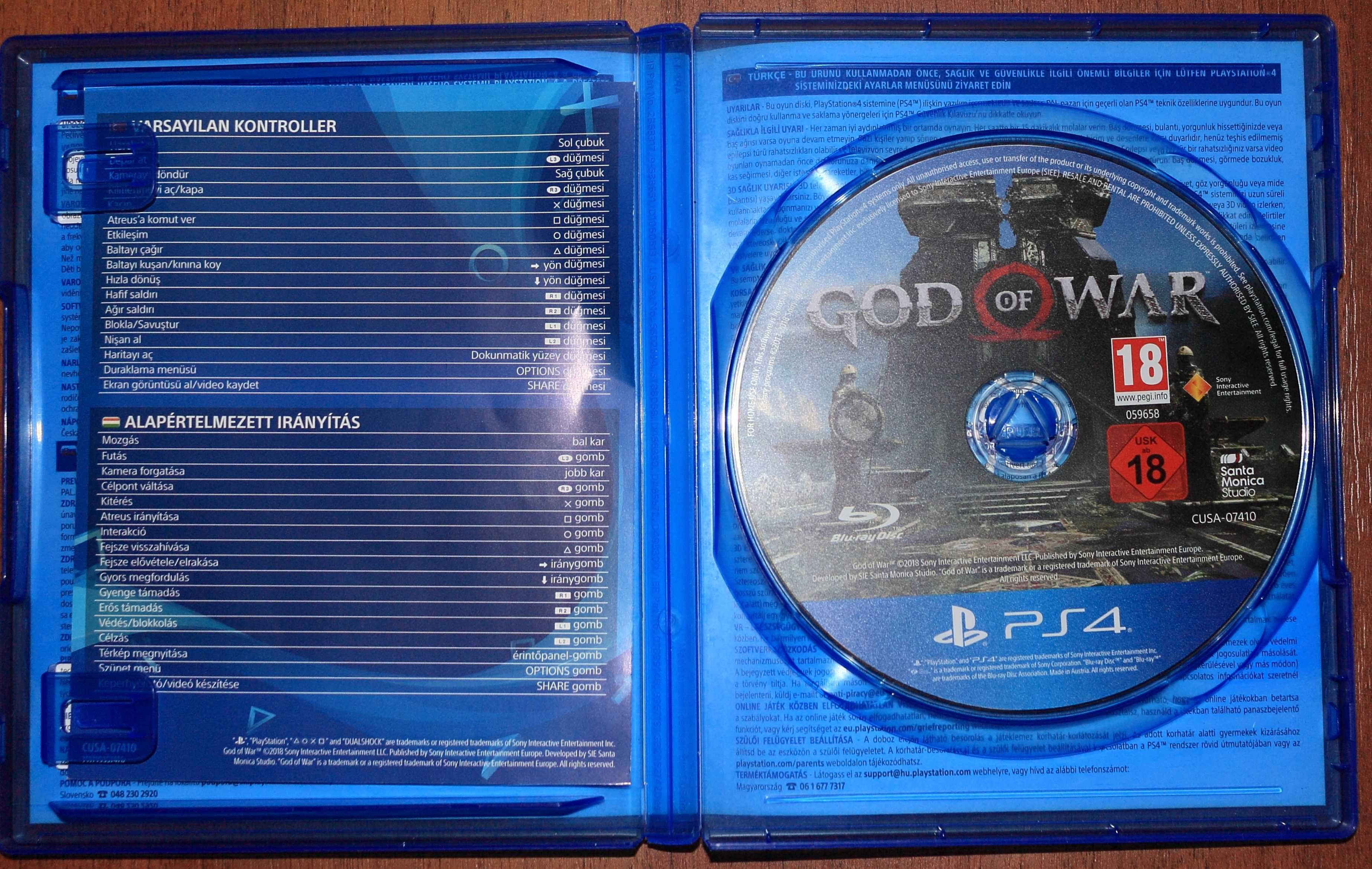 Игра для PS 4. God of war