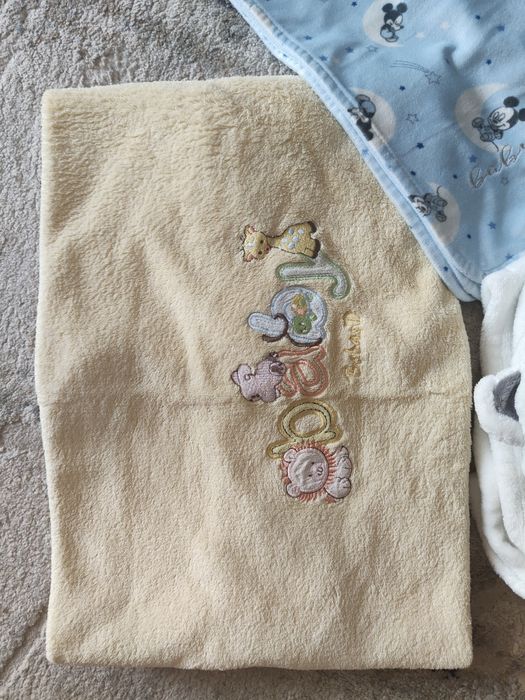 3x kocyk niemowlęcy dla chłopca 80x100 cm Bobas