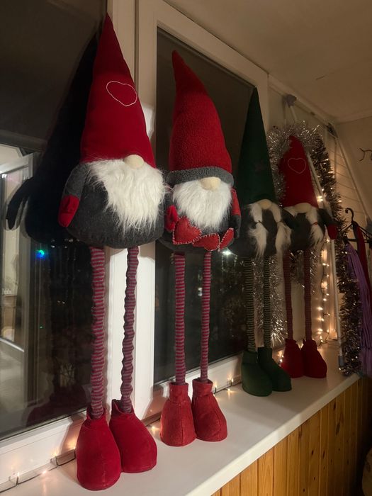 Эльфы новогодние игрушки гномы