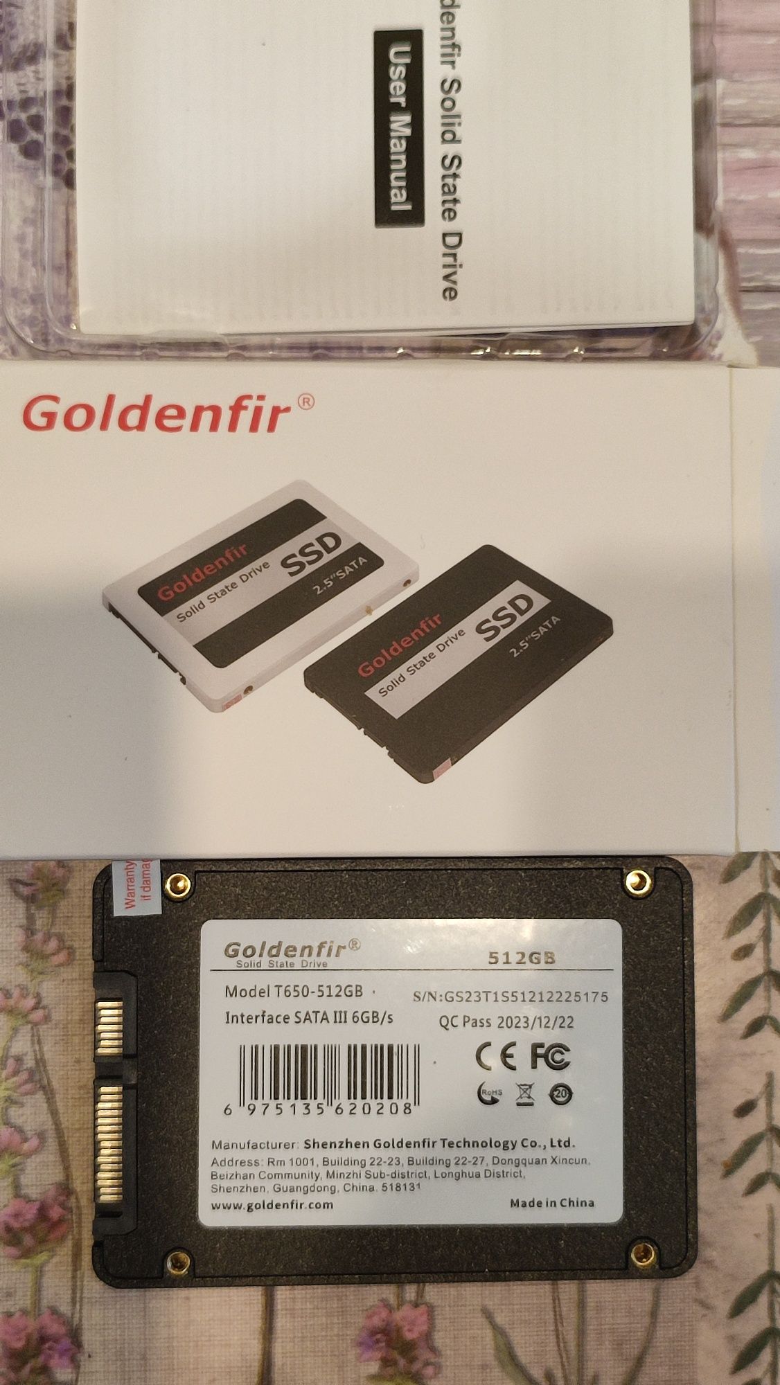 PUSKILL, Goldenfir SSD 64 GB, 128GB, 360GB,512 GB, 1Tb.