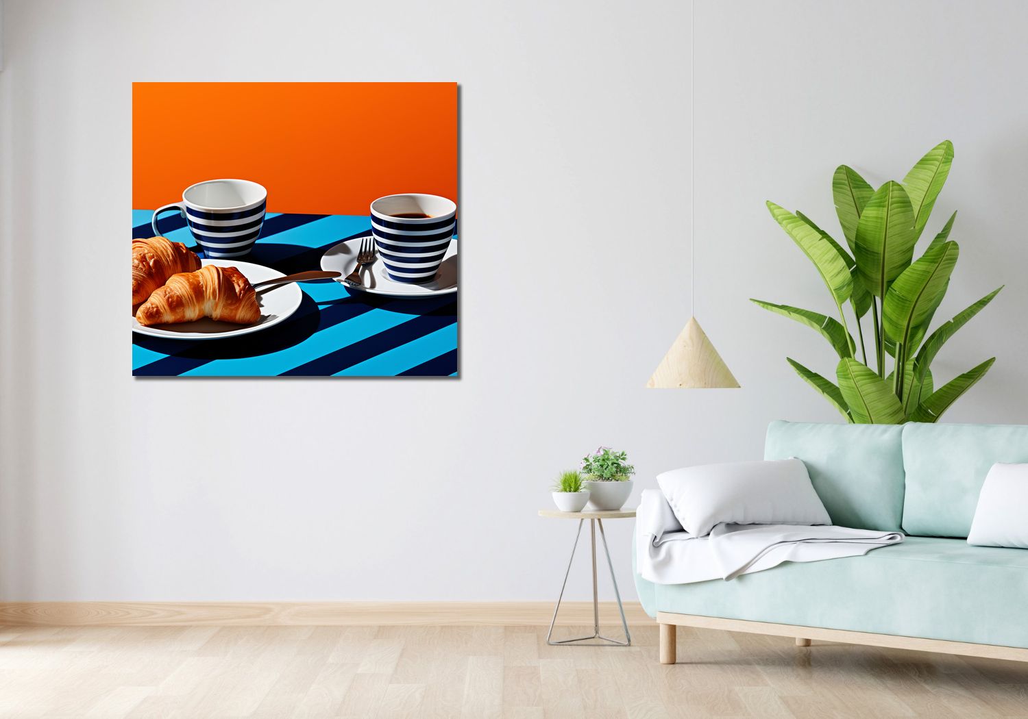 Obraz 100x90cm Croissanty