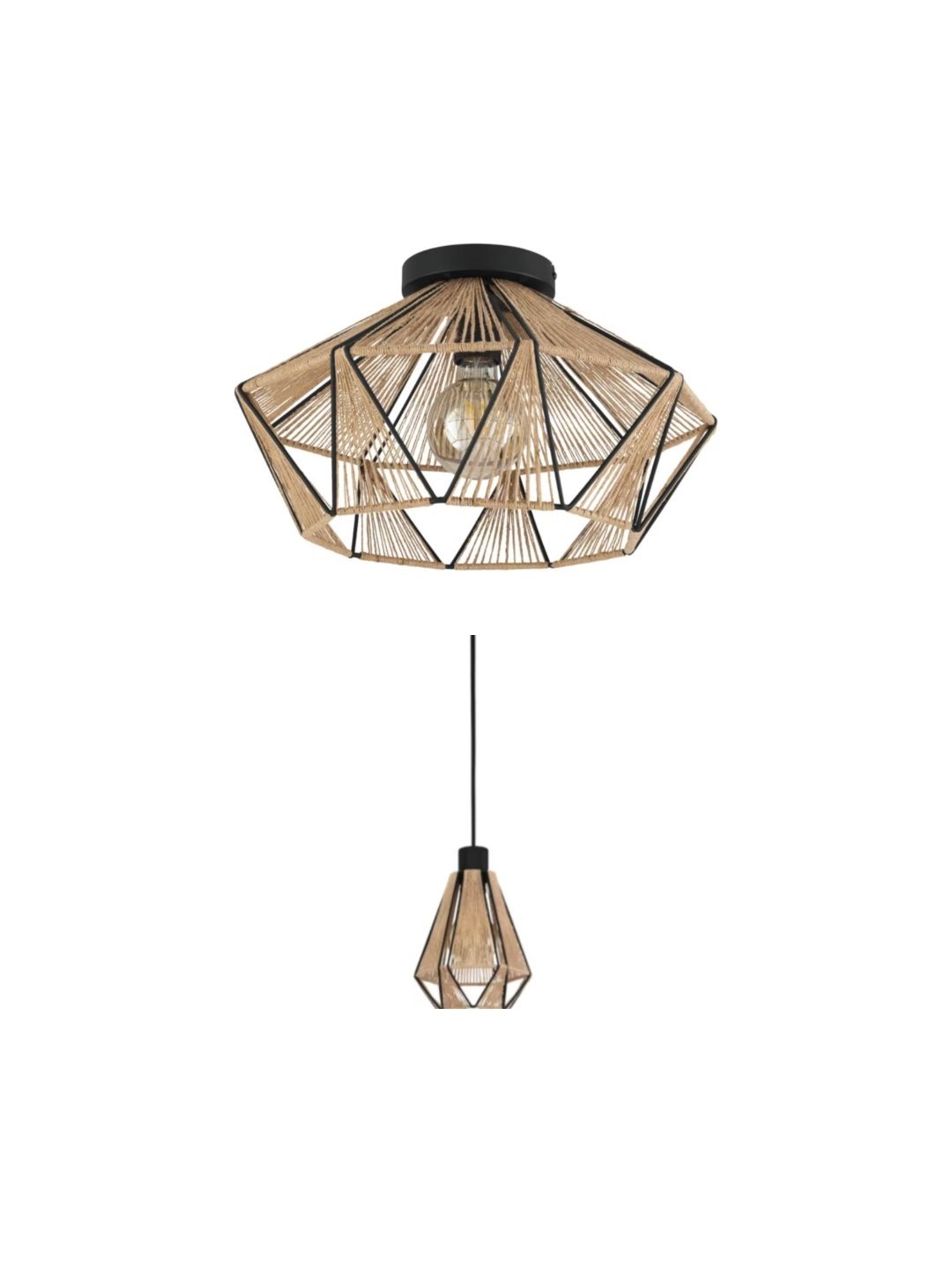 Zestaw 4 lamp wiszących nowe