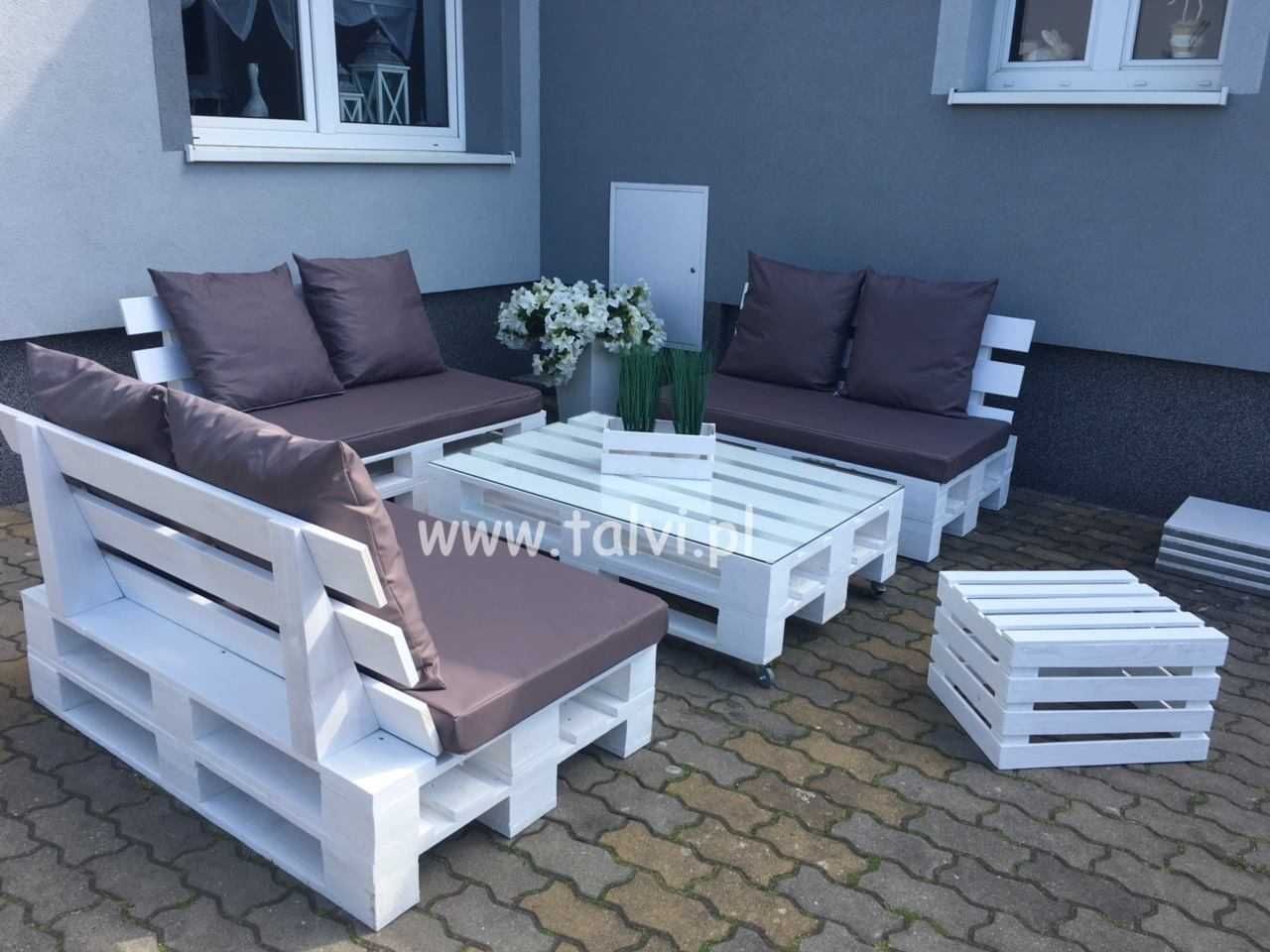 Meble z imitacji palet - do ogródków, na taras - na wymiar
