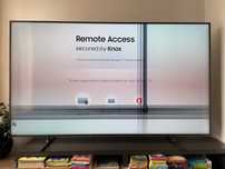 Telewizor 82” Samsung UE82RU8002 uszkodzona matryca