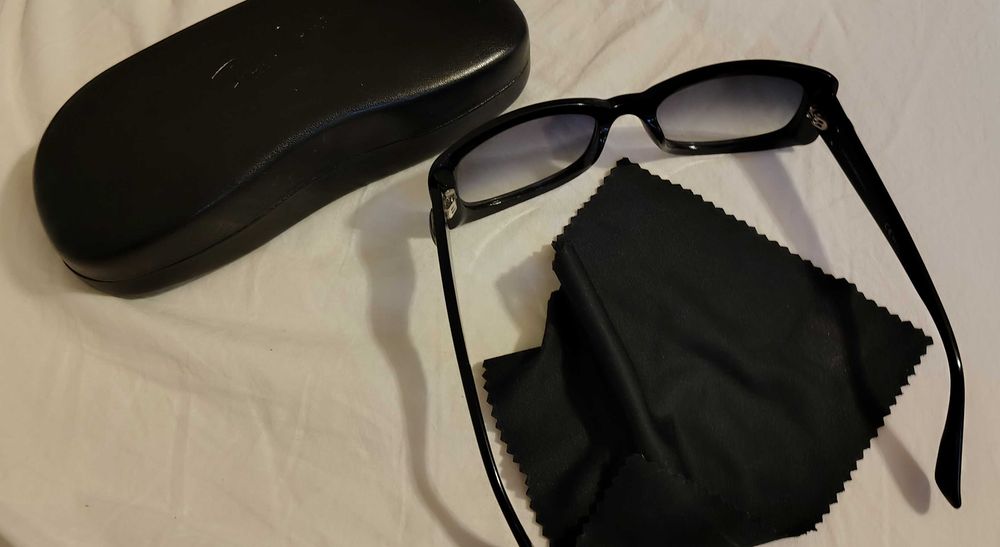 Okulary przeciwsłoneczne EMPORIO-ARMANI+Etuii Ray-Ban Super Stan+100%