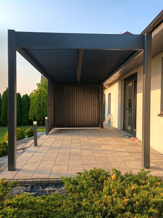 pergola carport altana wiata zadaszenie ogrod zaluzja system aluminium