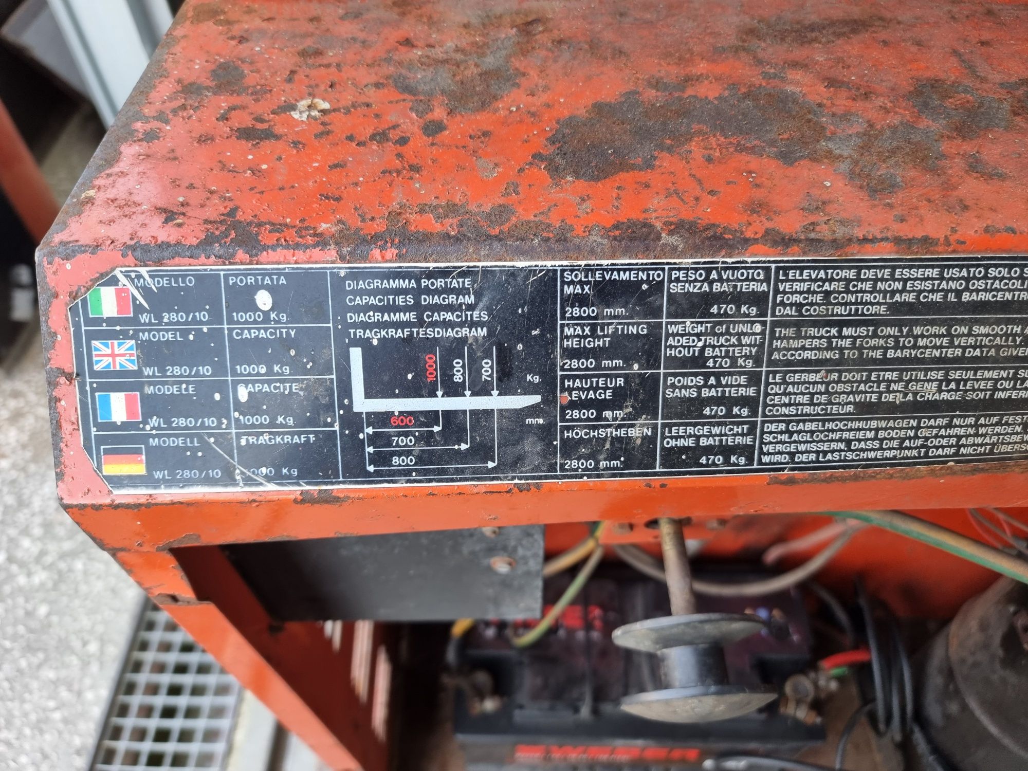 Torre (porta-paletes) eletrico Withforce 3m