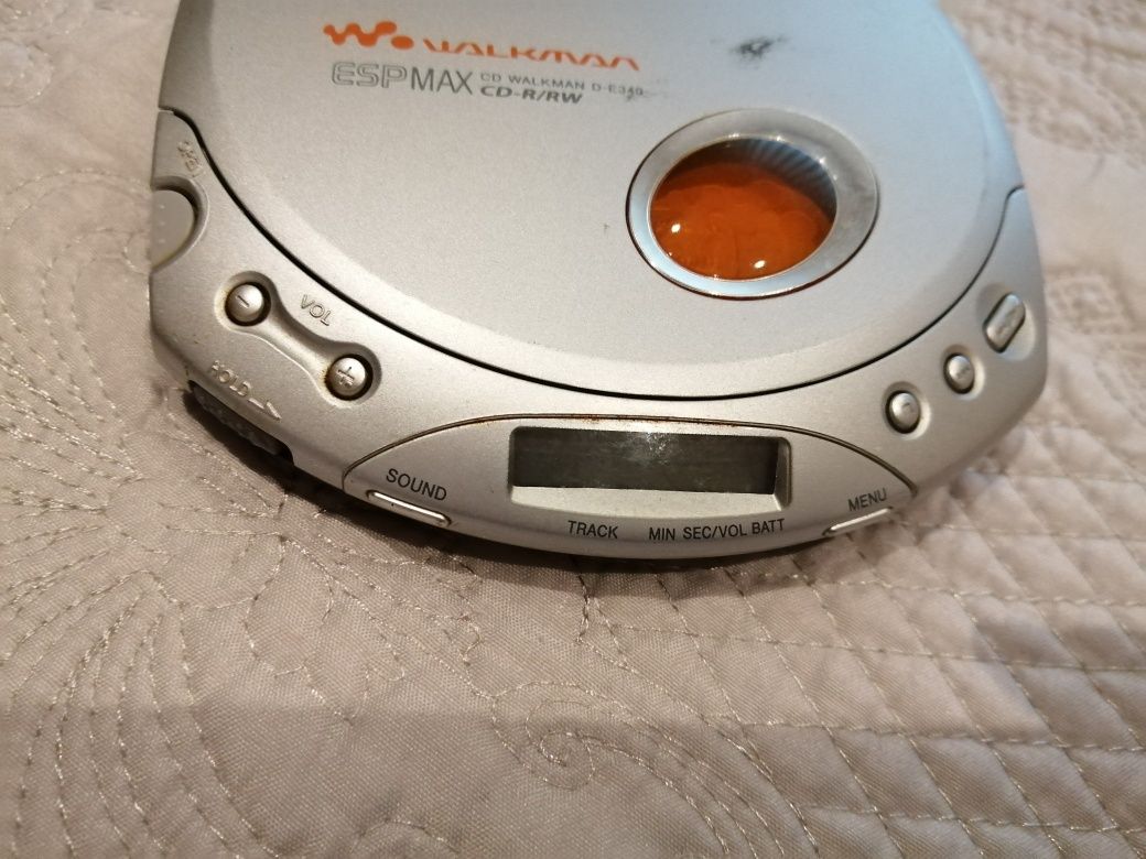 Walkman Sony cinza