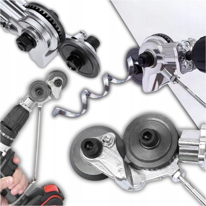 Cięcie Blachy Końcówka Do Wiertarki Nóż Nożyce Adapter Na Wkrętarkę Dr