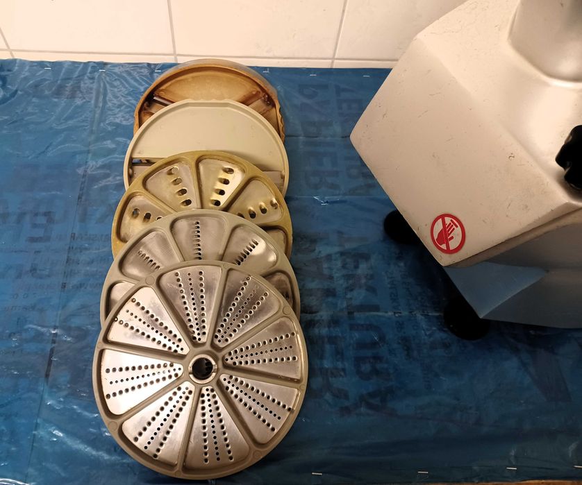 Okazja‼️SZATKOWNICA HLC-300! HENDI! Do Warzyw + 6 Tarcz!!! DUŻY OTWÓR!