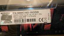 16GB RAM DDR4 G.Skill aegis 2x8GB 3000mhz CL16