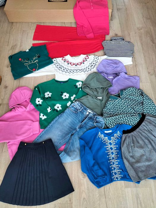 Paka ubrań dla dziewczynki 140-152 ZARA OKAIDI KAPPAHL TCHIBO