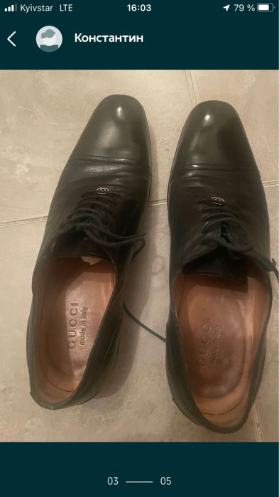 Мужские туфли Gucci