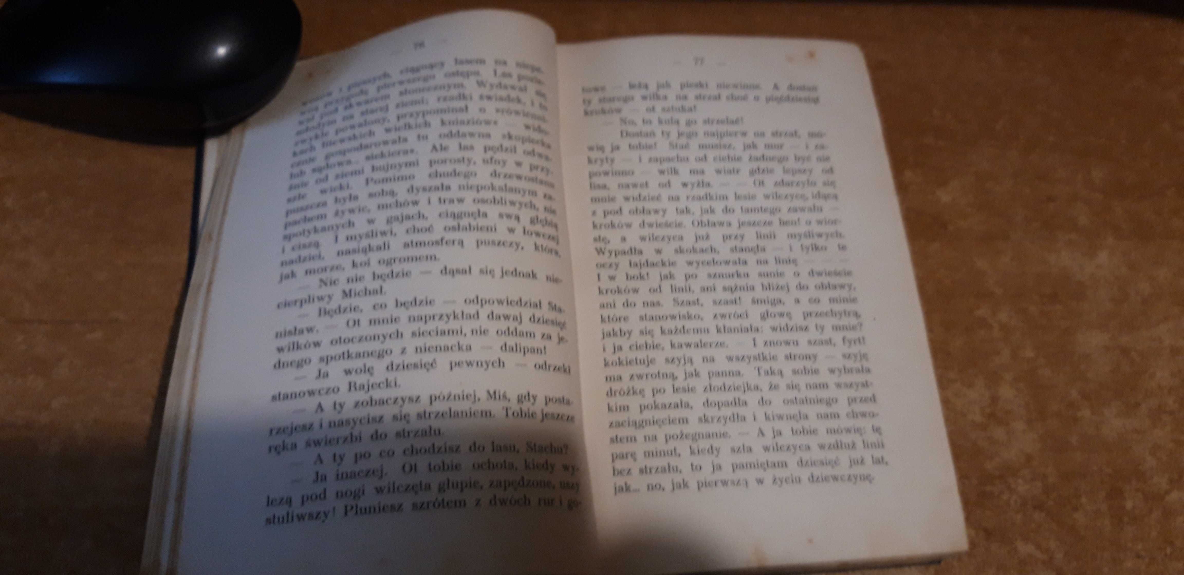 SOBÓL I PANNA. Cykl  Myśliwski -Weyssenhoff-1911,opr.,wyd.1