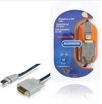 Kabel Bandridge DVI to DisplayPort 1m - masywny