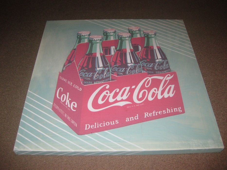 2 Telas da Coca Cola/Inspiração Vintage/Novas!