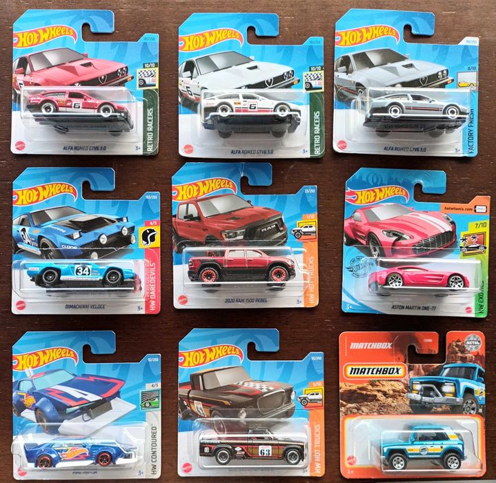 Hot Wheels Novos. Vários, Mainline. Escala 1/64