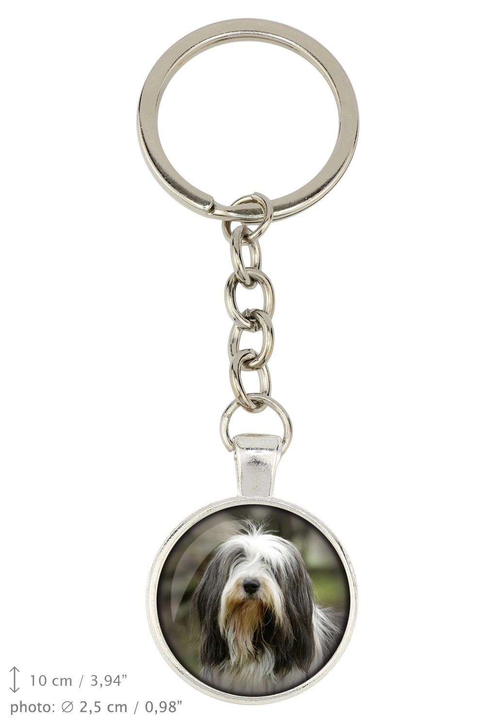 Bearded Collie brelok ze zdjęciem Art-Dog