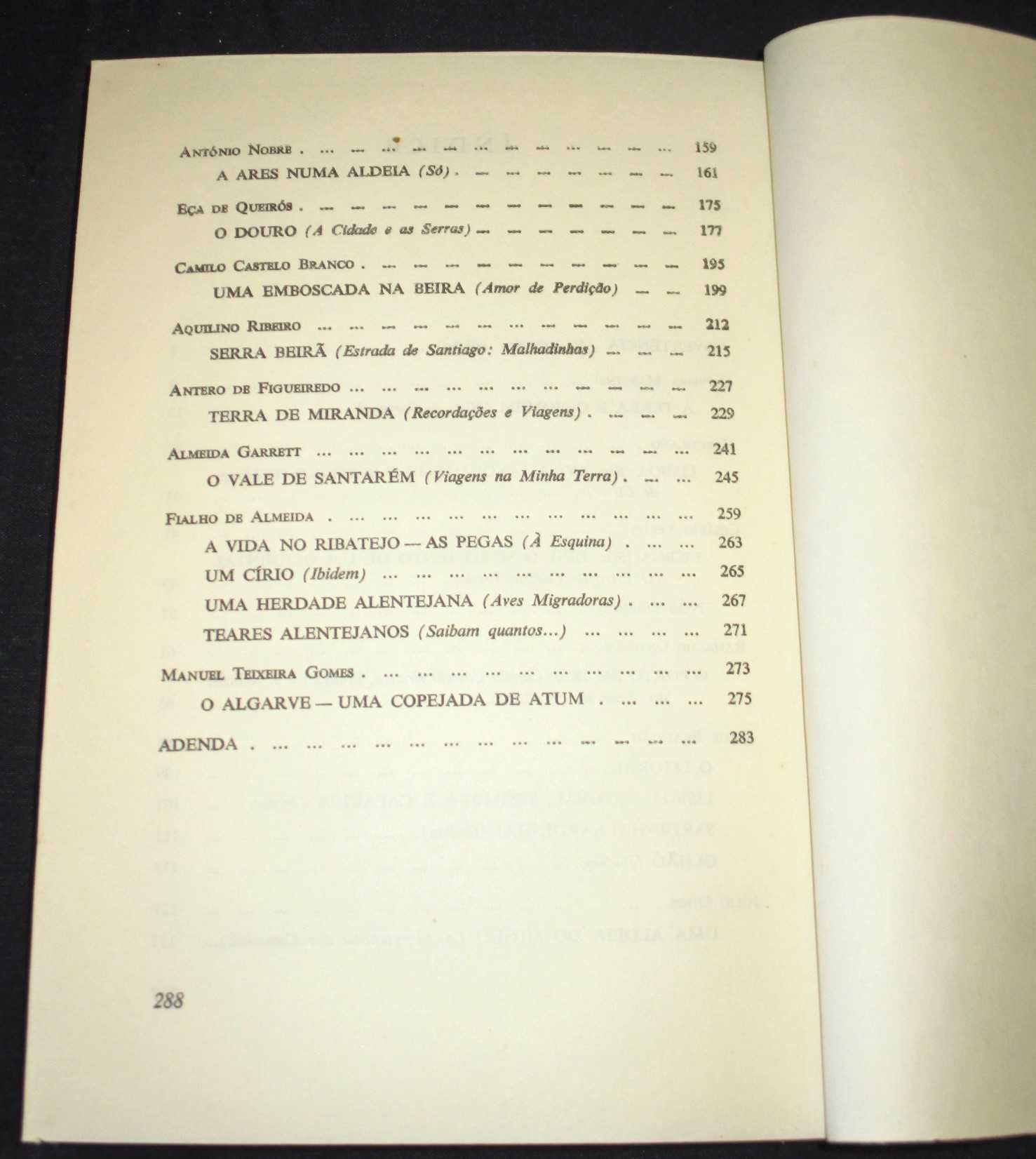 Livro Portugal A Terra e o Homem Antologia de textos Vitorino Nemésio