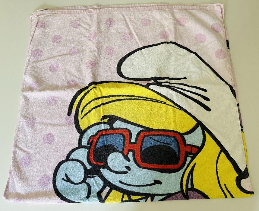 Toalha de praia Smurfette