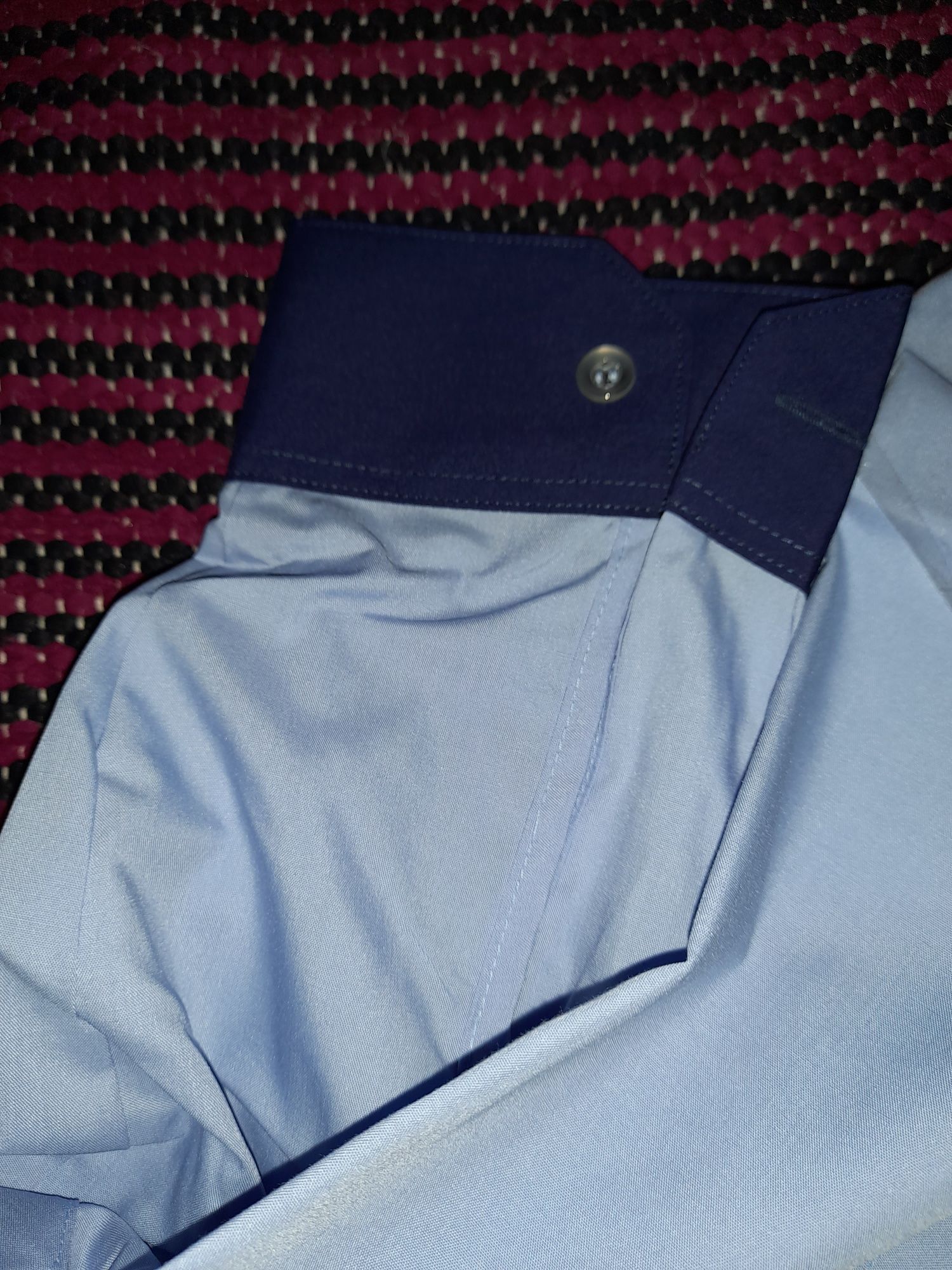 Koszula długi rękaw, koszula niebieska, koszula służbowa,  koszula