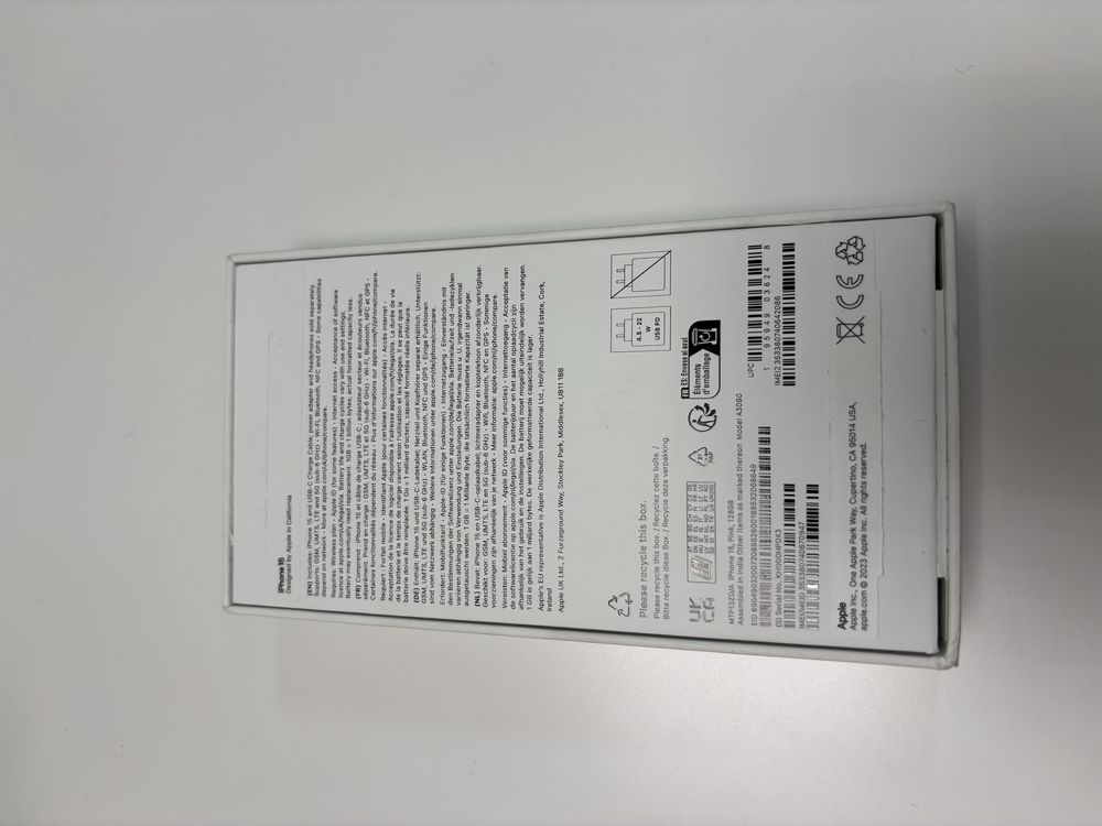 PUDEŁKO do Apple iPhone 15 128GB | Różowy | Oryginalne A3090