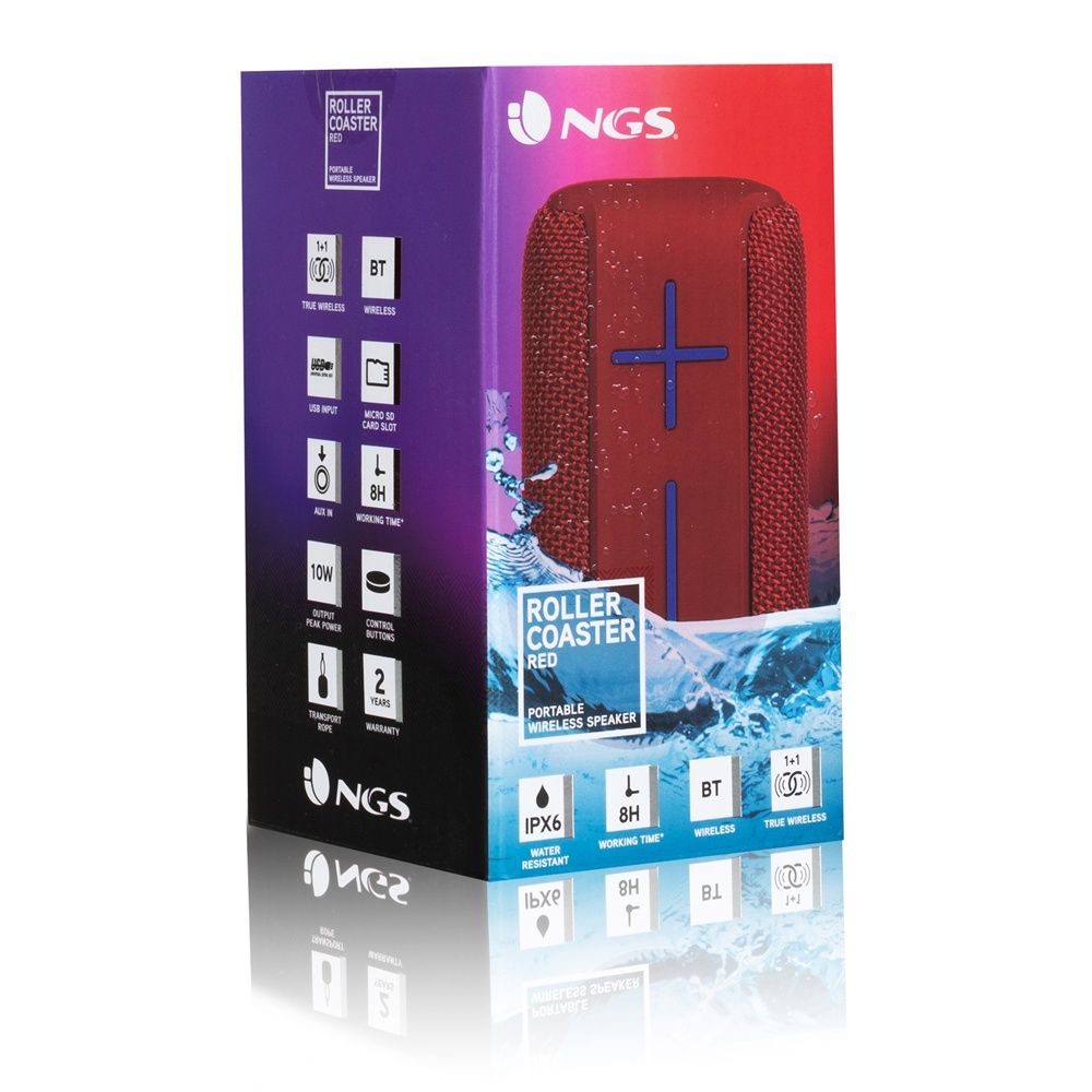 Ngs roller coaster 10W - 10 horas coluna bluetooth