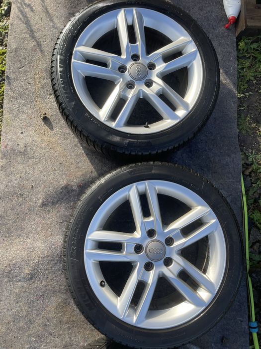Felgi z oponami wielosezon 225/45/17 audi a3 8p a4 sline