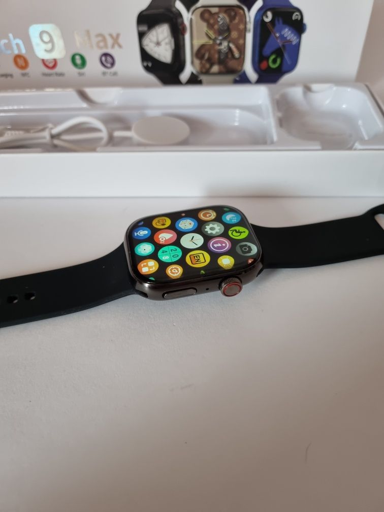 Smartwatch 9 Max Czarny