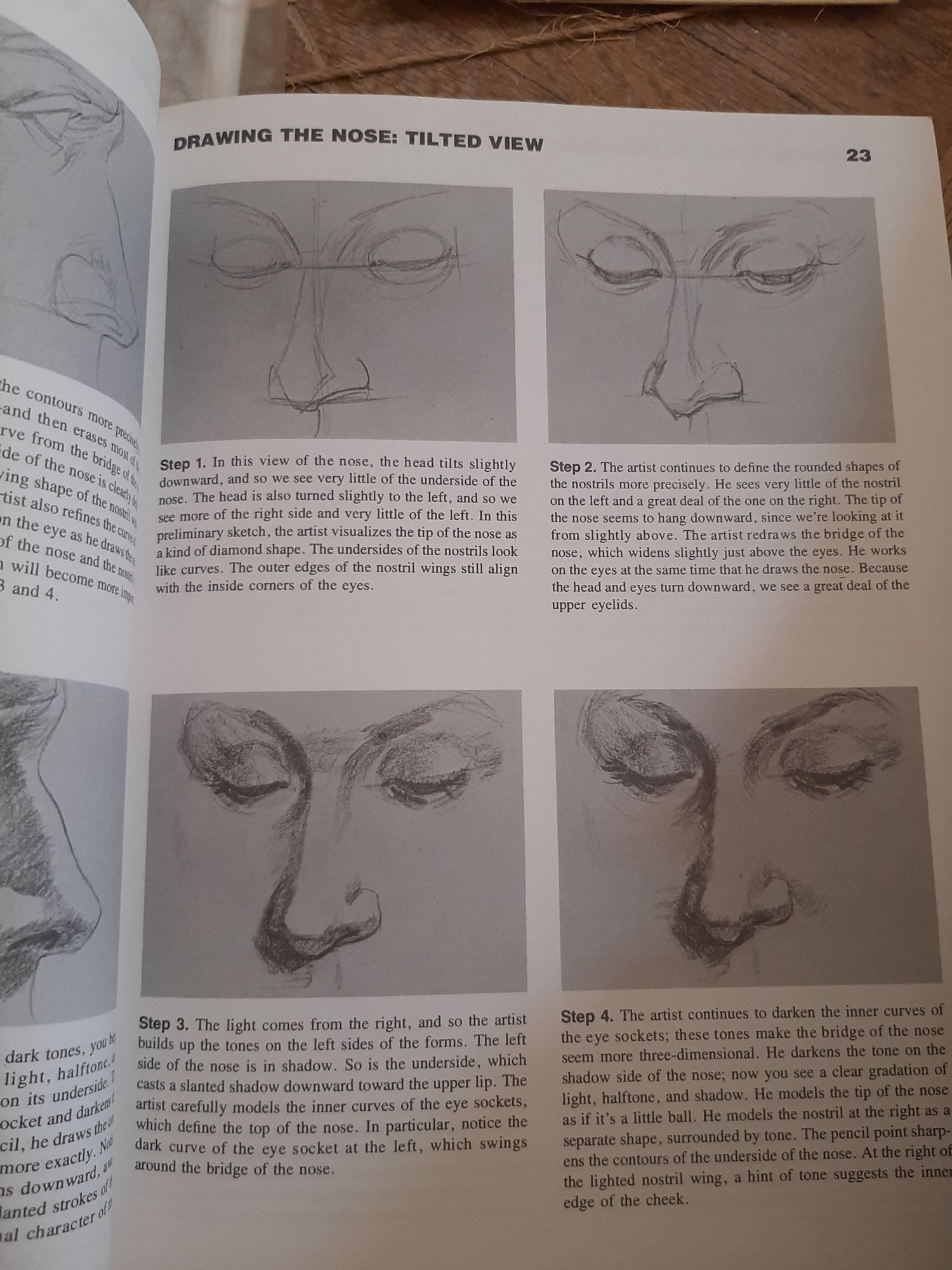 Portrety. Portrait drawing a step by step art instruction book n