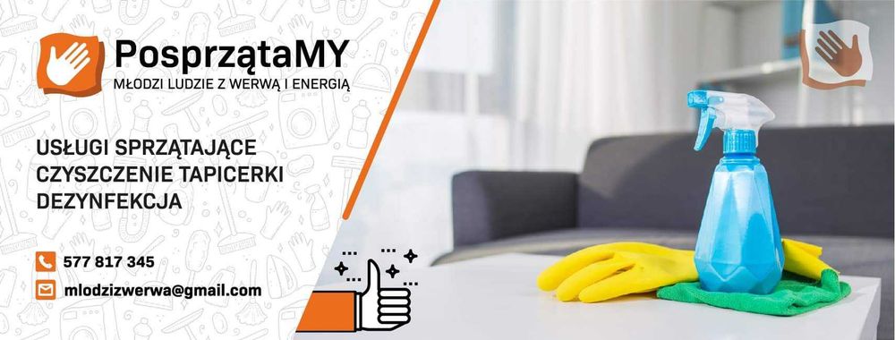 Usługi sprzątające, sprzątanie biur, domów. Czyszczenie tapicerki