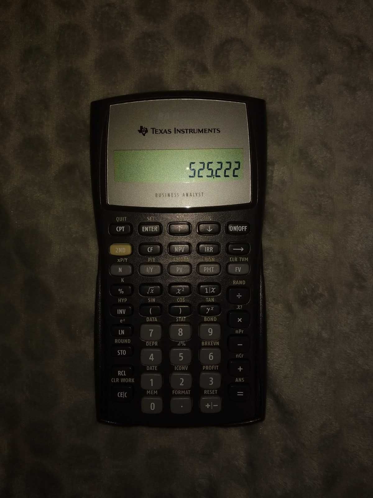 Calculadora BA II Plus Texas Instruments | recomendada para CFA