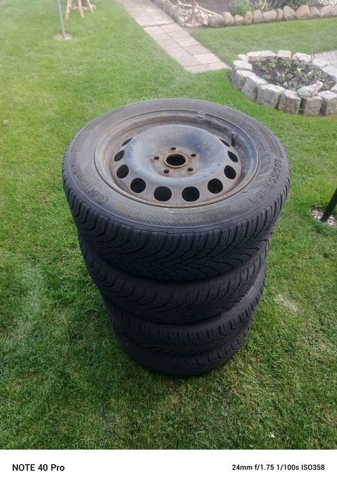 Opony zimowe z felgami 5x112