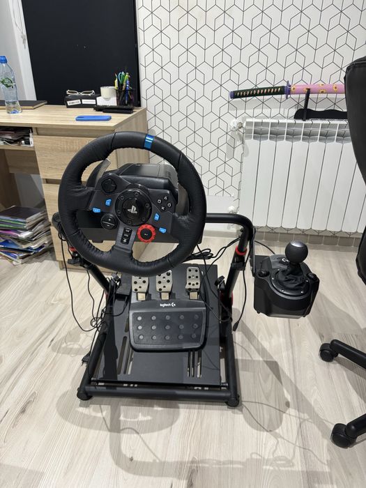 Logitech g29 + shifter i stojak