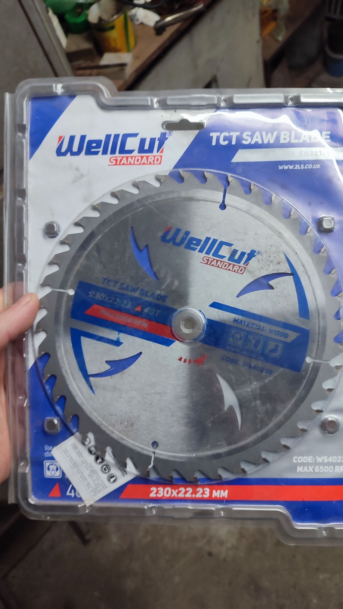 Диск пильний WellCut Standard WS40230 40T 230*22,23 мм