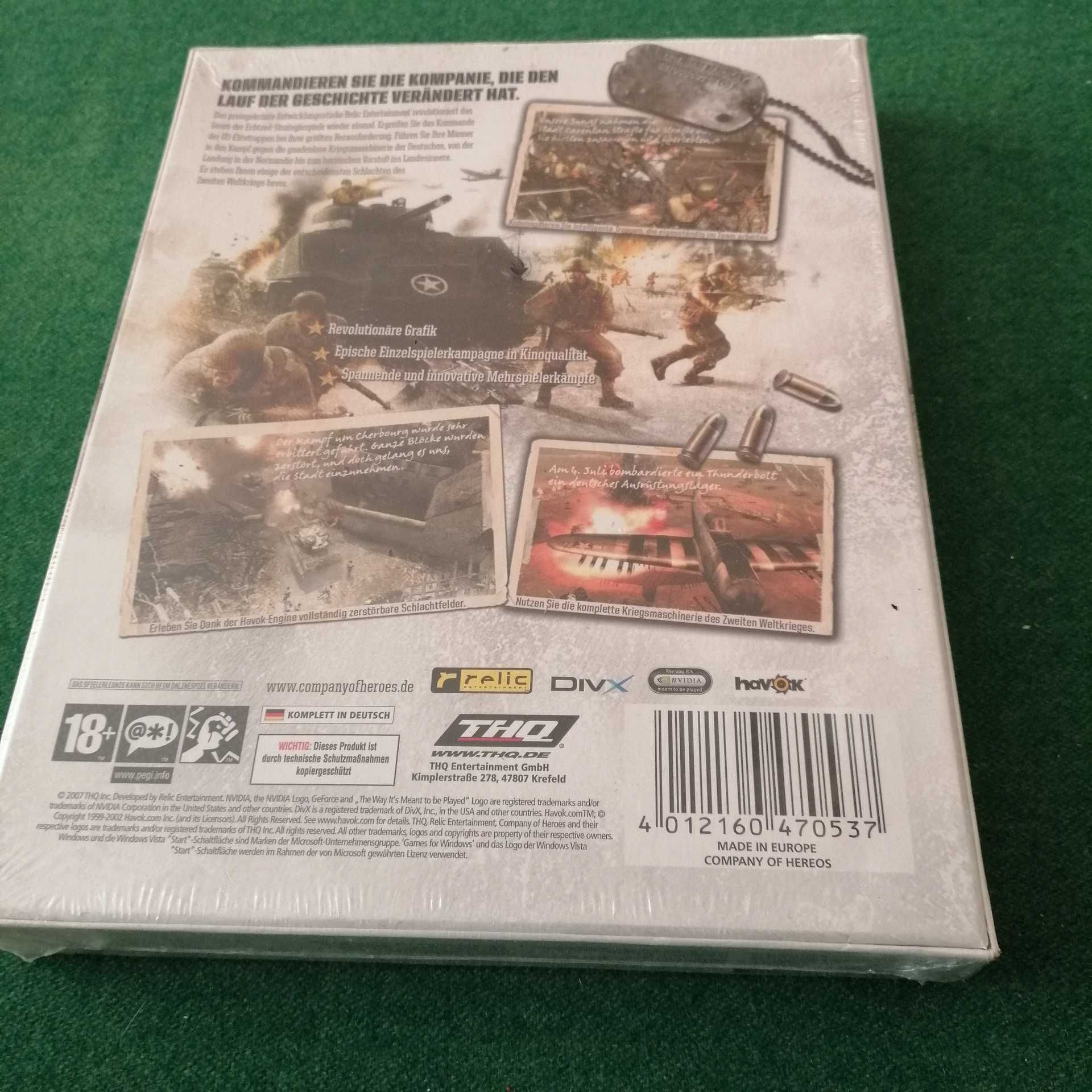 Gra PC - Company of Heroes - Box! Nowy Folia!