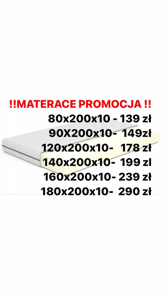 Producent materacy materac 90x200  80x200 120x200  140x200 160x200