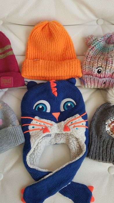 Классные шапка для девочки от 3-6лет