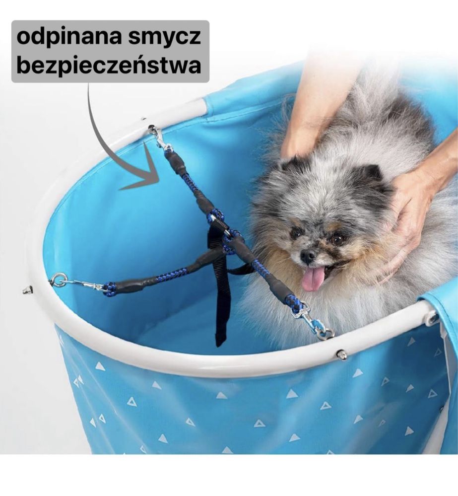 Przenośna lekka wanna do kąpieli psów