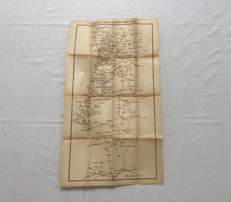 Automóvel Clube de Portugal ACP rally Anuário 1925 raro