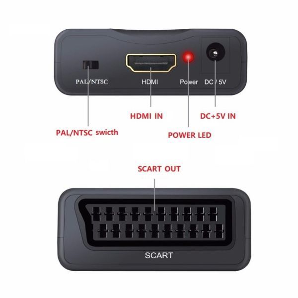 Conversor HDMI - SCART ( Video e Áudio) NOVO.