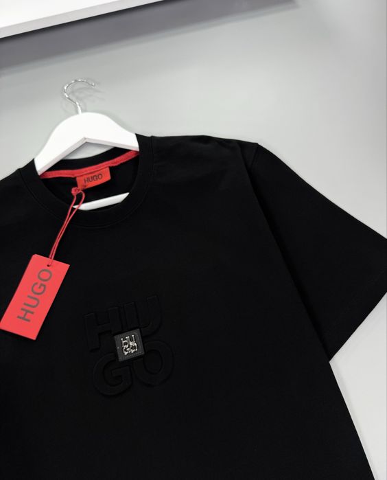 Мужская футболка Hugo Boss big logo чоловіча