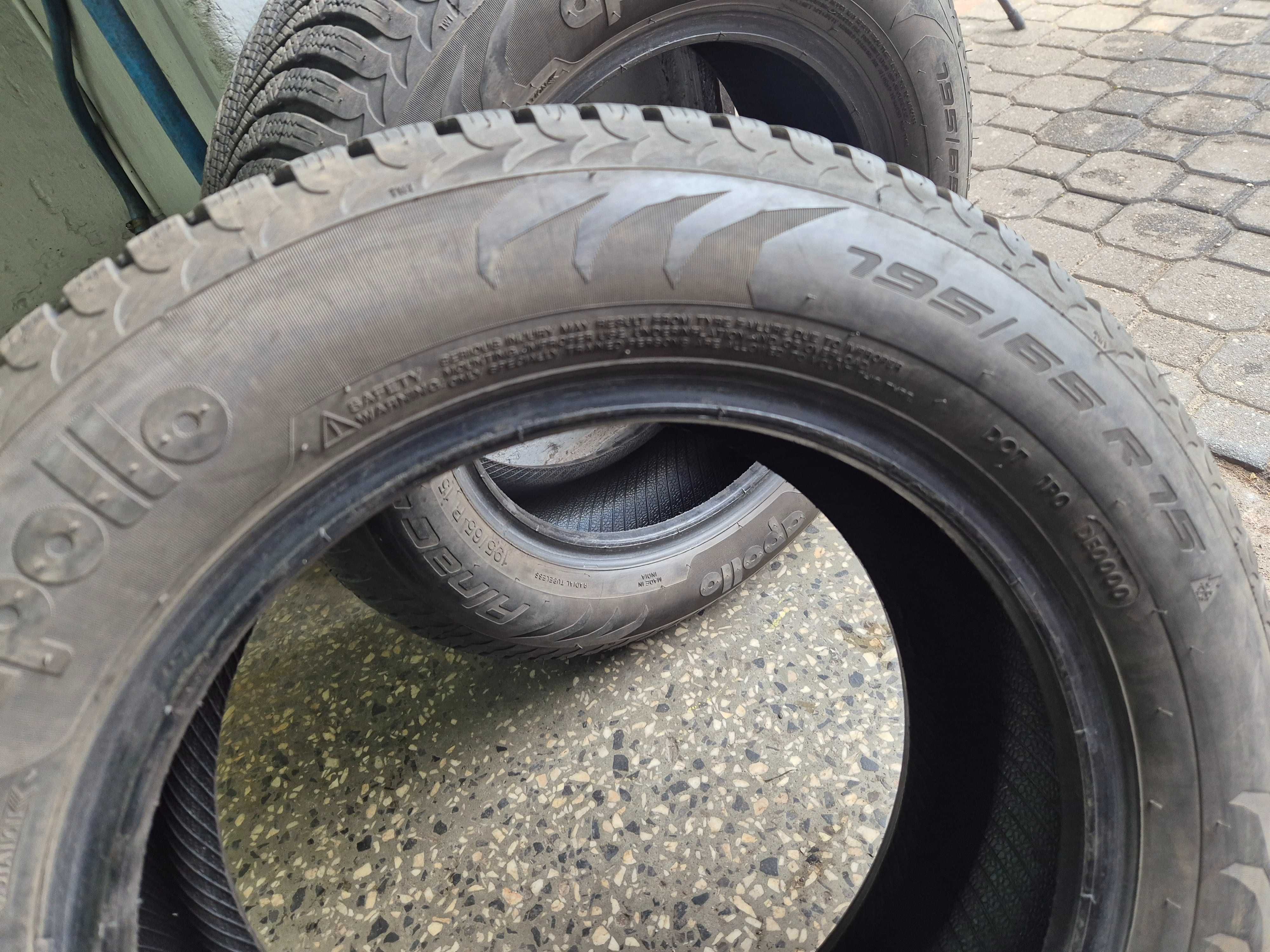195/65r15 apollo opony zimowe 7mm 2023r