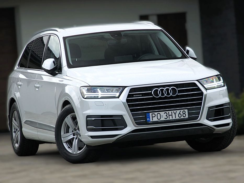 Audi Q7 ‼️Salon Polska F-ra VAT+23% 1 właściciel fabryczny stan HAK KEY-LEES